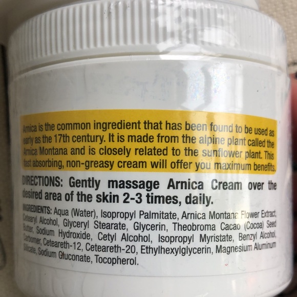 Arnica Montana Soothing Cream - 2 sealed jars/4 oz each - Picture 3 of 4